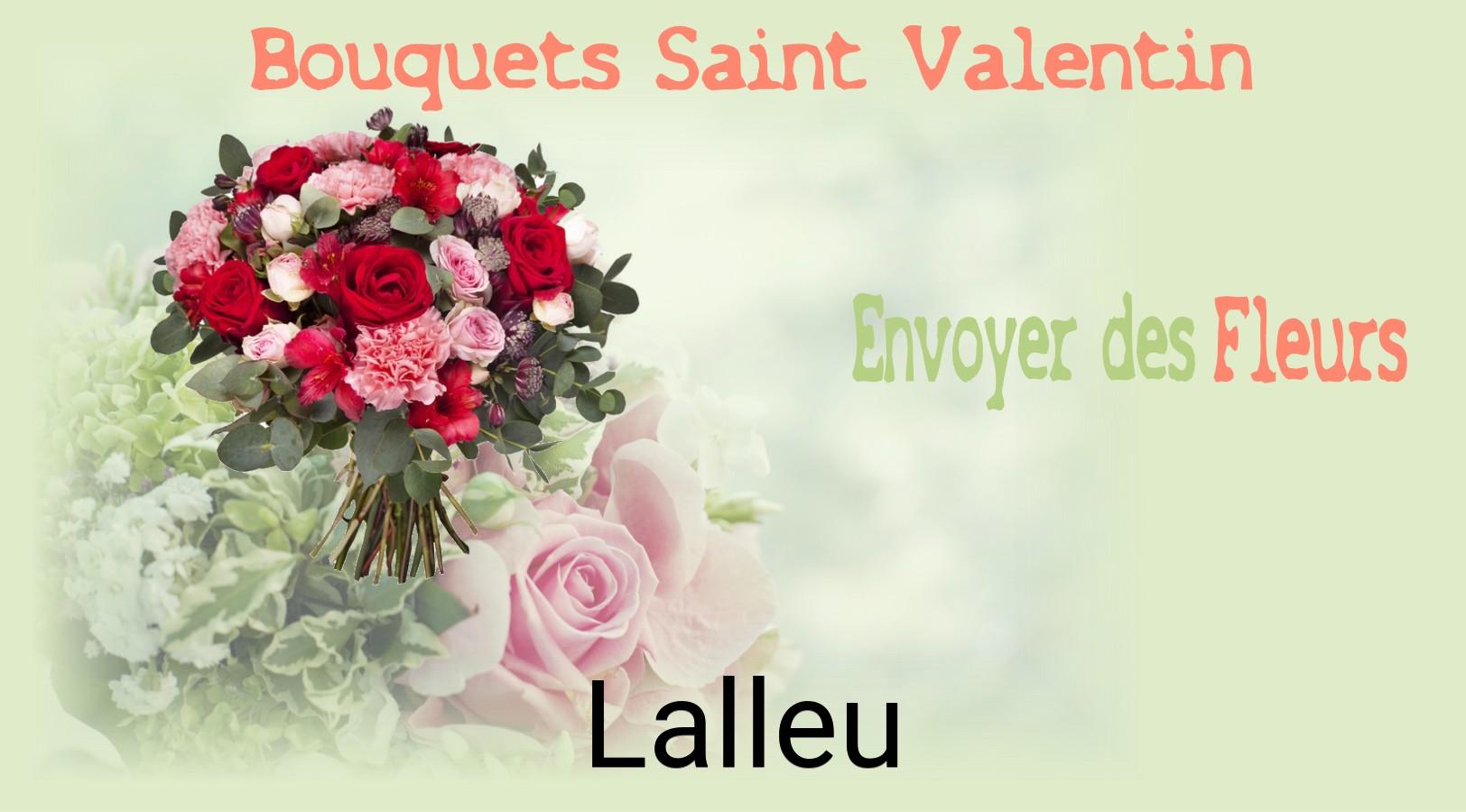 Roses de Saint-Valentin livrées à Lalleu